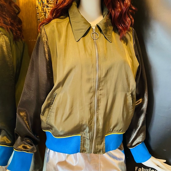 ✨BOGO $8✨ New glamorous Brand retro bomber jacket - Picture 1 of 4